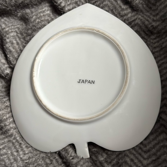 Vintage silver Pink Heart-Shaped dish trinket - Picture 5 of 11